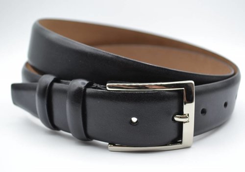 Sabel Stijlvolle zwarte echt lederen riem Sabel Stijlvolle zwarte echt lederen riem
