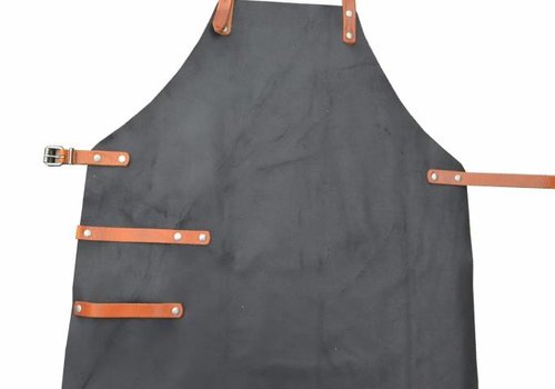 Scotts Bluf Zwart schort met eigen naam