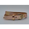 Used look rose echt lederen dames riem