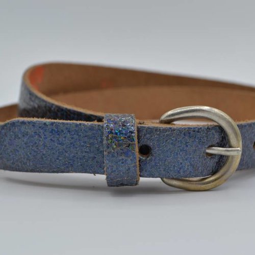 Used look disco echt lederen kinder riem 