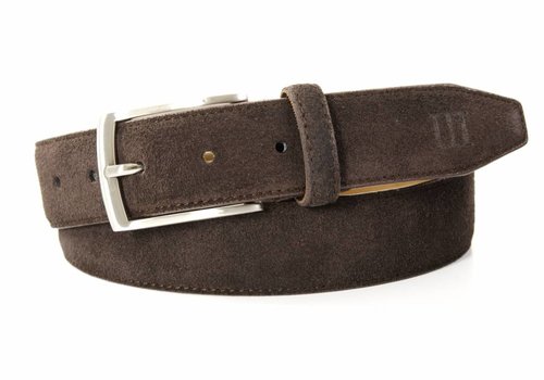 Tresanti Bruine Suède riem