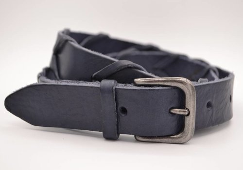 Scotts Bluf Blauwe 3cm brede unieke riem Scotts Bluf Blauwe 3cm brede unieke riem