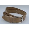 Taupe riem met studs en laserprint