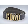 Rock 'n Rich Zelf te personaliseren riem voor gouden of zilveren letters.