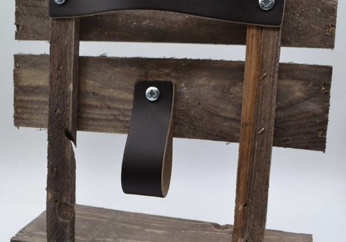 Scotts Bluf Bruine Nederlands lederen handgrepen maat XL