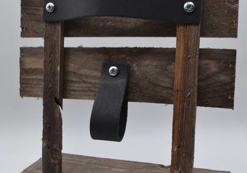 Scotts Bluf Antraciet Nederlands lederen handgrepen maat XL