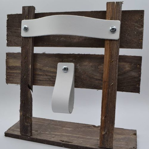 Witte Nederlands lederen handgrepen maat XL 