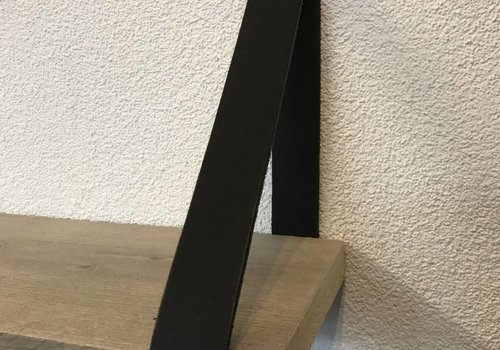 Scotts Bluf Leren Plankdragers zwart voor buiten Scotts Bluf Leren Plankdragers zwart voor buiten