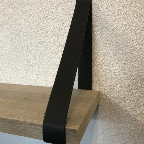 Leren Plankdragers zwart voor buiten 