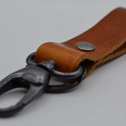 Cognac sleutelhanger met naam of logo 