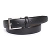 zwart gladde heren riem