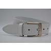 Big Belts Deze 4cm brede witte riem wordt speciaal voor u op maat gemaakt.