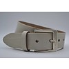 Big Belts Deze 4cm brede ecru riem wordt speciaal voor u op maat gemaakt.