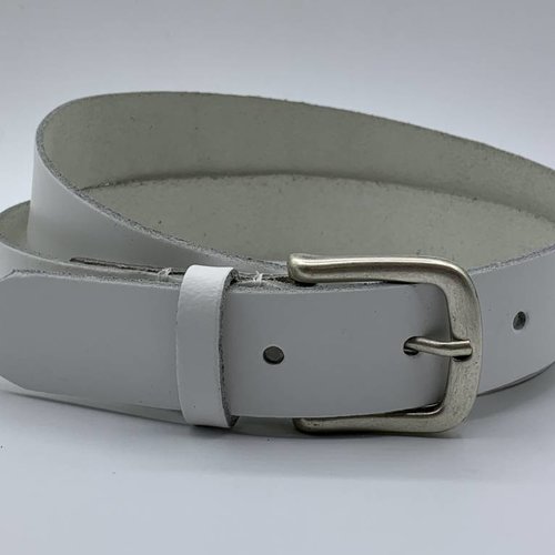 Witte kinderriem 3cm breed 