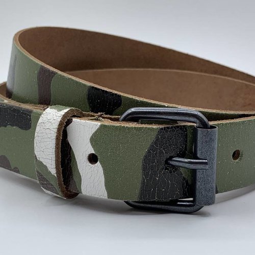 Kinderriem met camouflage print 