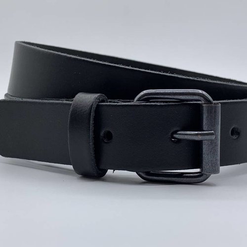 Zwarte stoere kinderriem 