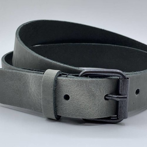 grijze stoere kinderriem 