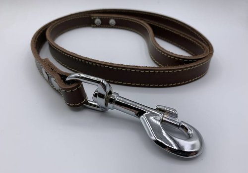 Scotts Bluf Honden lijn bruin 1 meter lang Scotts Bluf Honden lijn bruin 1 meter lang