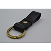 zwarte vintage sleutelhanger met naam of logo