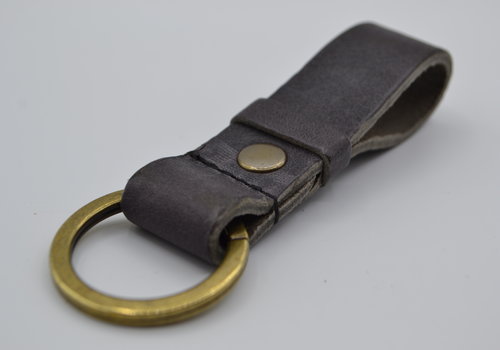 Scotts Bluf Grijze vintage sleutelhanger met naam of logo Scotts Bluf Grijze vintage sleutelhanger met naam of logo