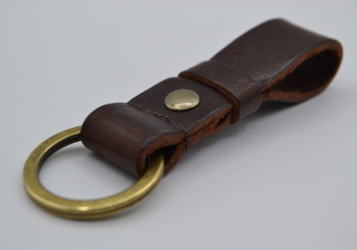 Scotts Bluf Bruine vintage sleutelhanger met naam of logo Scotts Bluf Bruine vintage sleutelhanger met naam of logo