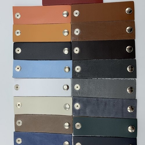 Split lederen grepen maar 23cm ex bevestigingsmateriaal 