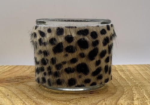 Scotts Bluf Panter print waxinelichthouder. Scotts Bluf Panter print waxinelichthouder.