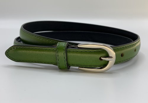 Rock 'n Rich Nette groene 2cm brede damesriem. Rock 'n Rich Nette groene 2cm brede damesriem.