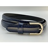 Nette blauwe 2cm brede damesriem.