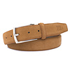 Cognac suede 35mm brede riem.