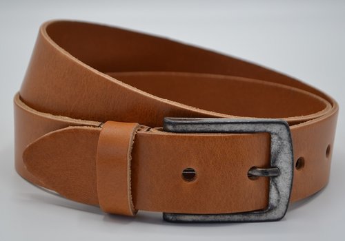 Scotts Bluf Cognac italiaans volnerf lederen casual heren riem Scotts Bluf Cognac italiaans volnerf lederen casual heren riem