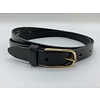 Zwarte riem met gouden gesp