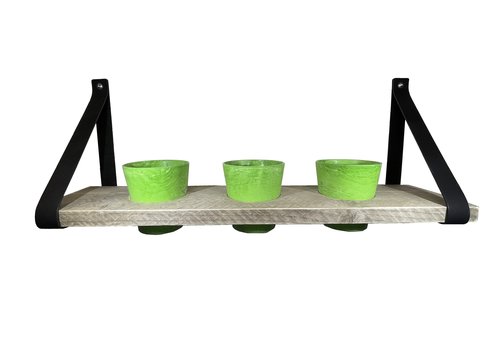 Scotts Bluf Kruidenrek met groene potjes. Scotts Bluf Kruidenrek met groene potjes.