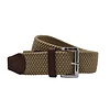 Invictus Belts 4cm brede gevlochten riem van Invictus met een rijke uitstraling en perfecte Italiaanse kwaliteit.