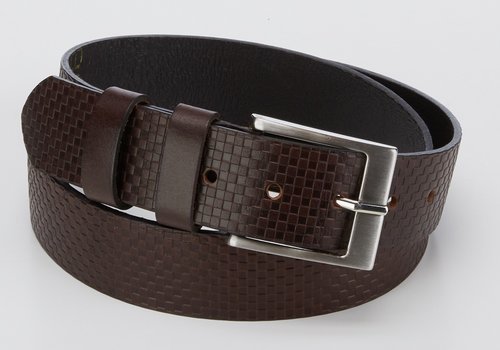 Bullock Stoere bruine riem met gave print. Bullock Stoere bruine riem met gave print.