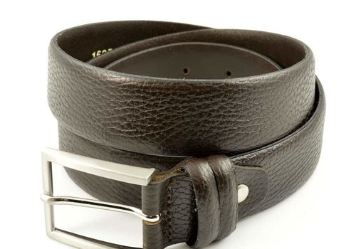 Bullock Bruine nette herenriem met patroon Bullock Bruine nette herenriem met patroon