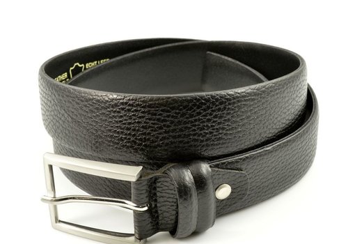 Bullock Zwarte nette herenriem met patroon Bullock Zwarte nette herenriem met patroon