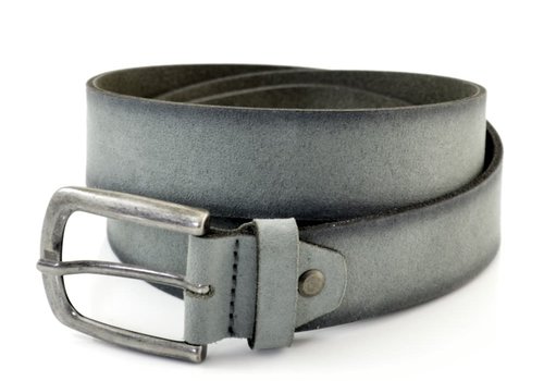Cornerstone Licht blauw casual riem met donkere zijkantjes. Cornerstone Licht blauw casual riem met donkere zijkantjes.