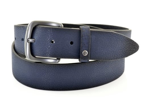 Alberto Blauwe 4cm brede Alberto riem Alberto Blauwe 4cm brede Alberto riem