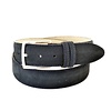 Bullock Blauwe suede riem. Deze riem maakt elke outfit af. Pak, jeans of chino. Een mooie suede riem past er altijd bij.