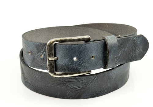Cornerstone Donker blauwe kreuk leer riem. Cornerstone Donker blauwe kreuk leer riem.