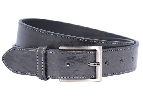 Bullock Perfect afgewerkte zwarte 35mm brede riem. Bullock Perfect afgewerkte zwarte 35mm brede riem.