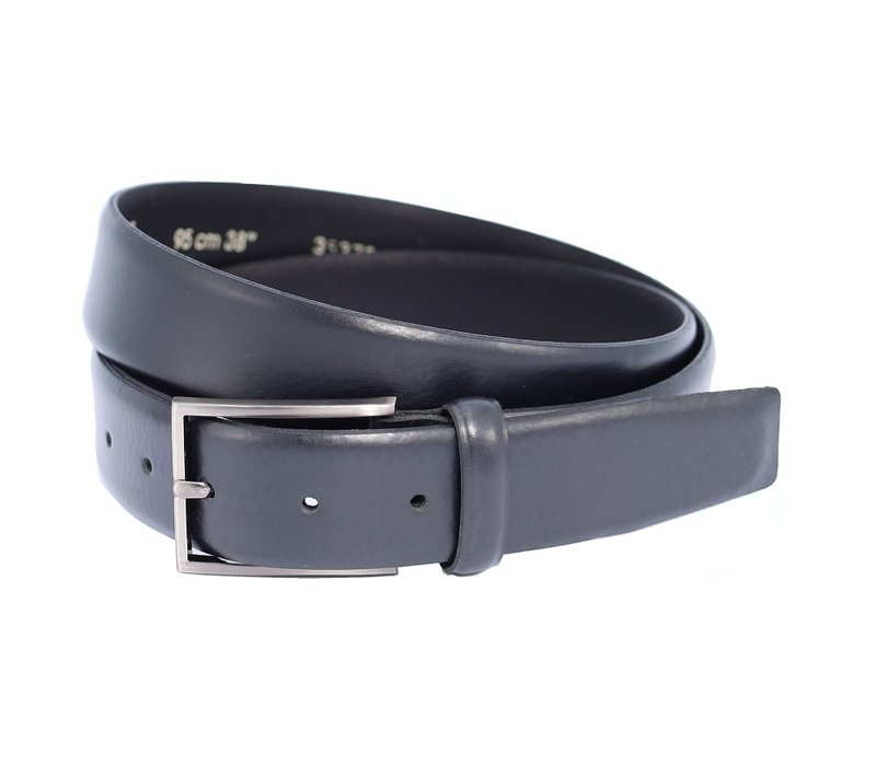 Leren jeans riem zwart  3 gaatjes  Bruin 4,5 cm breed