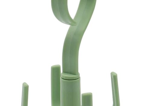 Bullock Groene kunstof haak om riemen op te bergen.