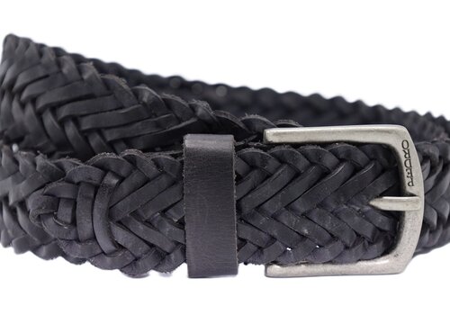Invictus Belts Zwarte gevlochten riem Invictus Belts Zwarte gevlochten riem