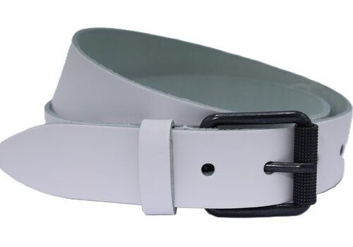 Scotts Bluf split lederen witte casual riem Scotts Bluf split lederen witte casual riem