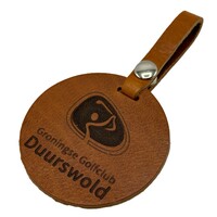 Kofferlabel naar eigen wens te personaliseren.