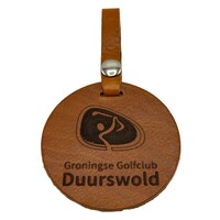Kofferlabel naar eigen wens te personaliseren.