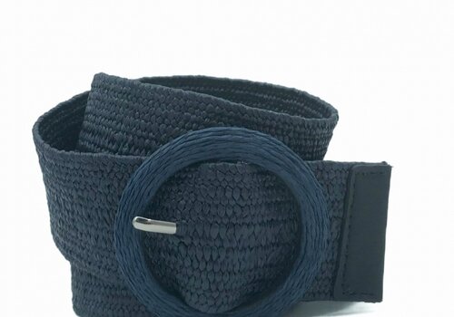 Joss riemen Raffia riem met beklede kunstof gesp. Joss riemen Raffia riem met beklede kunstof gesp.