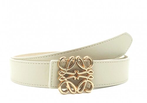 Joss riemen Beige PU vegan leather riem. Joss riemen Beige PU vegan leather riem.